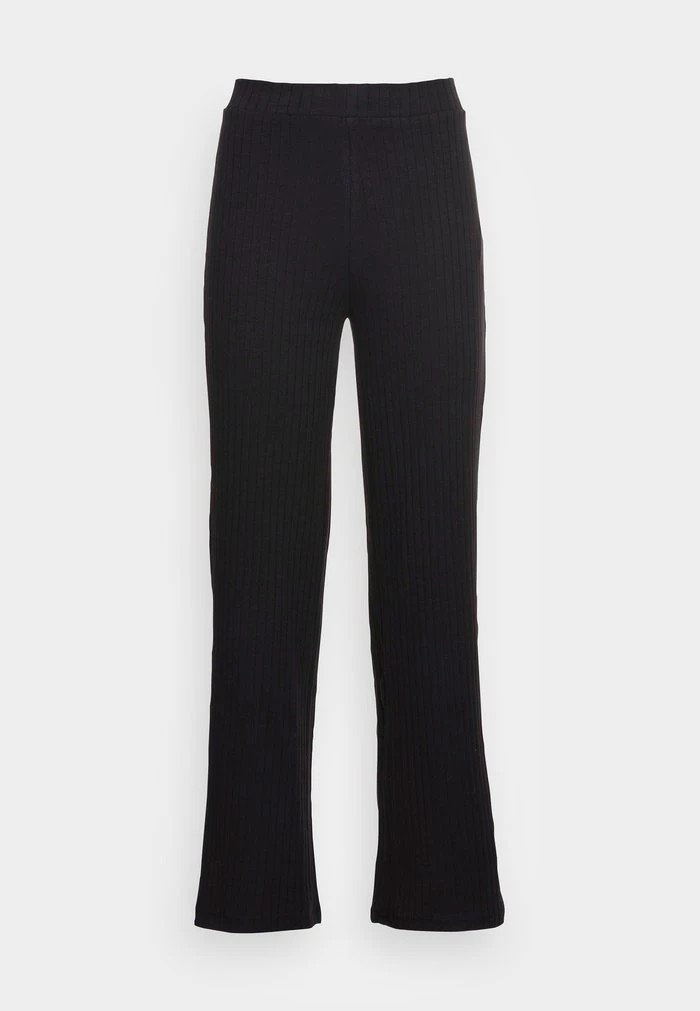 Pantalons ANNA FIELD Anna Field Ribbed Wide Leg Trousers Noir Femme | YAY-5547303